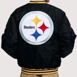 Golf Wang Pittsburgh Steelers Full-Snap Black Varsity Jacket
