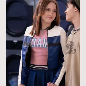 Electric Bloom 2025 Jade Castillo Carmen B. Sanchez Moto Cropped Leather Jacket