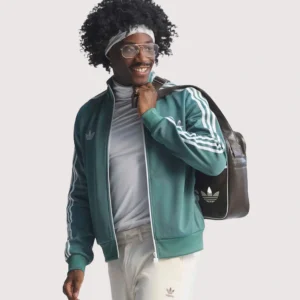 Shop Adidas x Bob Marley Jamaica National Team Full-Zip Green Track Jacket