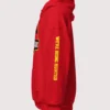 Jurassic Park Logo Pullover Fleece Hoodie Red