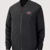 49ers Kyle Shanahan Bomber Black Jacket