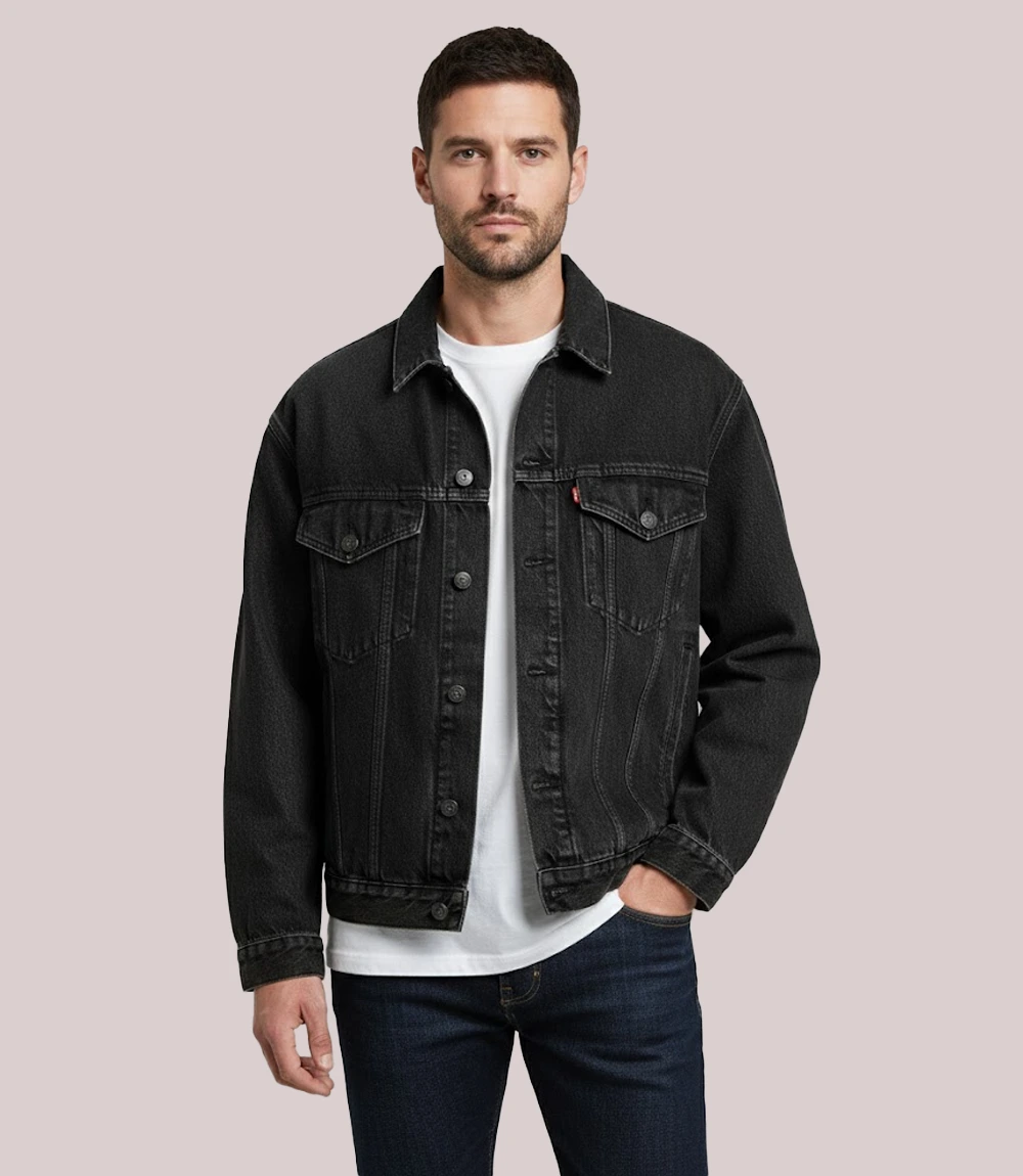 Unisex Levi’s x Jordan Denim Trucker Jacket Black