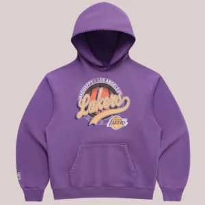 Shop Los Angeles Lakers x Madhappy Purple Hoodie
