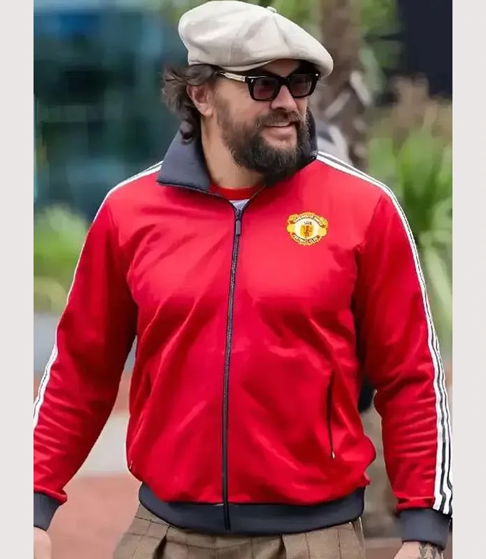 Buy Jason Momoa Manchester United Zip-up Track Jacket Red