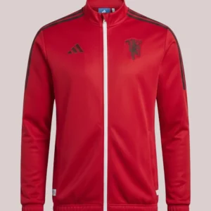2026 Team Manchester United x Adidas Zip-up Red Track Jacket