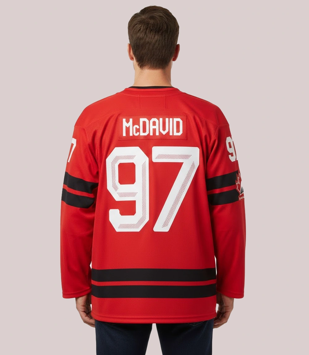 Shop Mcdavid Canada Olympic Jersey Red