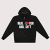 Megan Thee Stallion Real Lover Girl ShiT Black Zip-Up Fleece Hoodie