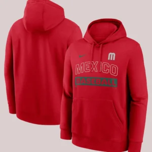 Buy Mexico Baseball Nike 2026 World Baseball Classic Club Red Hoodie