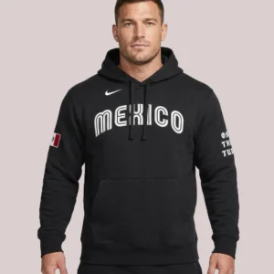 Nike x Born x Raised World Baseball Mexico Baseball Black Hoodie