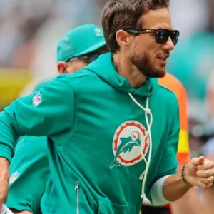 Mike McDaniel Miami Dolphins Sideline Nike Pullover Hoodie