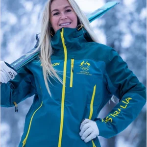 Karbon Australian Olympic Ski Jacket Green