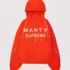 Unisex NAHMIAS x Marty Supreme A24 Classic Warm Up Hooded Jacket Red