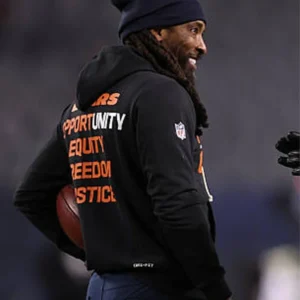 NFL 2025 Team Chicago Bears Inspire Change Nike Pullover Black Hoodie