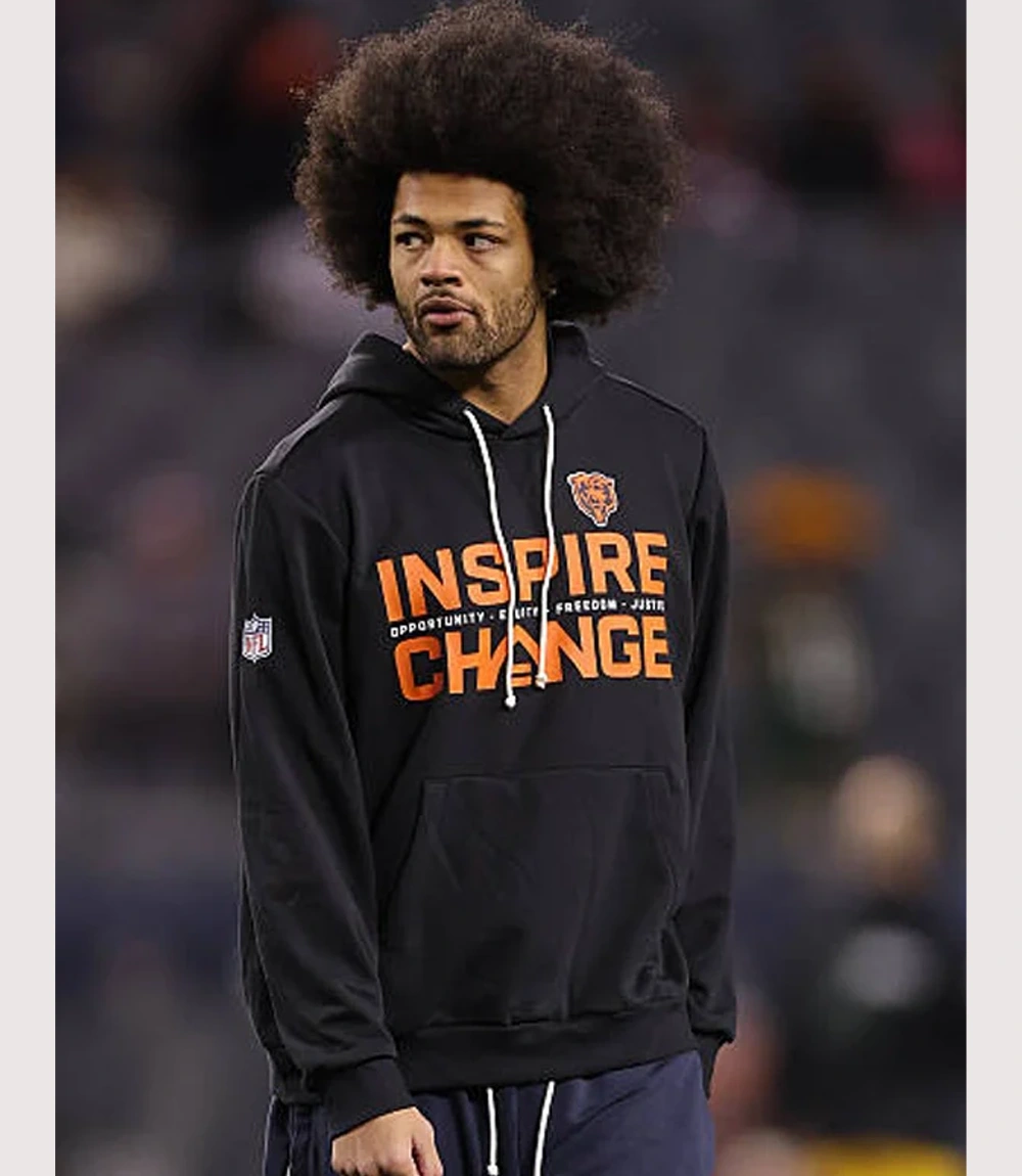 NFL Chicago Bears Nike Inspire Change Hoodie Black