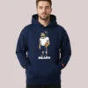Buy NFL Chicago Bears x Bad Bunny Concho Pullover Navy Blue Hoodie
