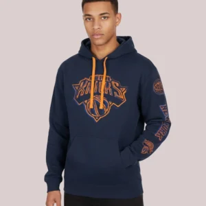 New York Knicks Elementized Stadium Essentials Hoodie Navy Blue