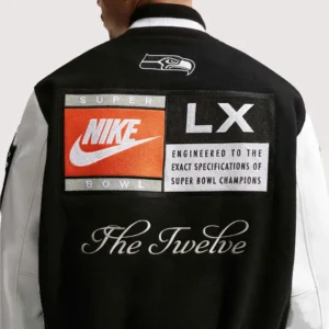 2026 Seattle Seahawks Nike Wool Varsity Bomber Jacket
