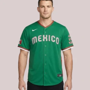Mexico Born x Raised 2026 World Baseball Green Jersey