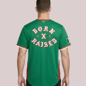 Nike x Born x Raised 2026 World Baseball Mexico Classic Baseball Stadium Green Jersey