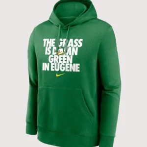 Shop Nike Oregon Ducks Grass Is Green Club Pullover Fleece Hoodie For Unisex