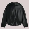 Teyana Taylor Phoebe Philo Black Leather Jacket