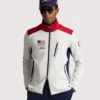 Team USA Polo Ralph Lauren Zip-up White Track Jacket