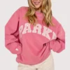 Shop Preorder Pink Aid x Parke Mockneck Pullover Sweatshirt