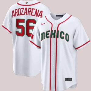 Mexico Baseball Nike 2026 Randy Arozarena World Baseball Classic Home Stadium White Jersey