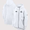 Seattle Seahawks Nike Heather Grey Super Bowl LX Opening Night Tech Fleece Full-Zip Hoodie