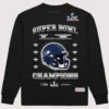 Shop Seattle Seahawks Mitchell & Ness Black Super Bowl LX Champions Helmet Fleece Sweatshirt