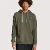 Seattle Seahawks Nike Olive Green 2025 Salute to Service Sideline Standard Issue Dri-FIT Hoodie
