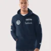 Shop Seattle Seahawks Starter College Navy Two-Time Super Bowl Champions Classic Pullover Fleece Hoodie