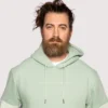 Be Nicer To People Colorblock Sage Hoodie
