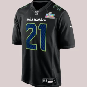 Seattle Seahawks Devon Witherspoon Super Bowl LX Patch Jersey