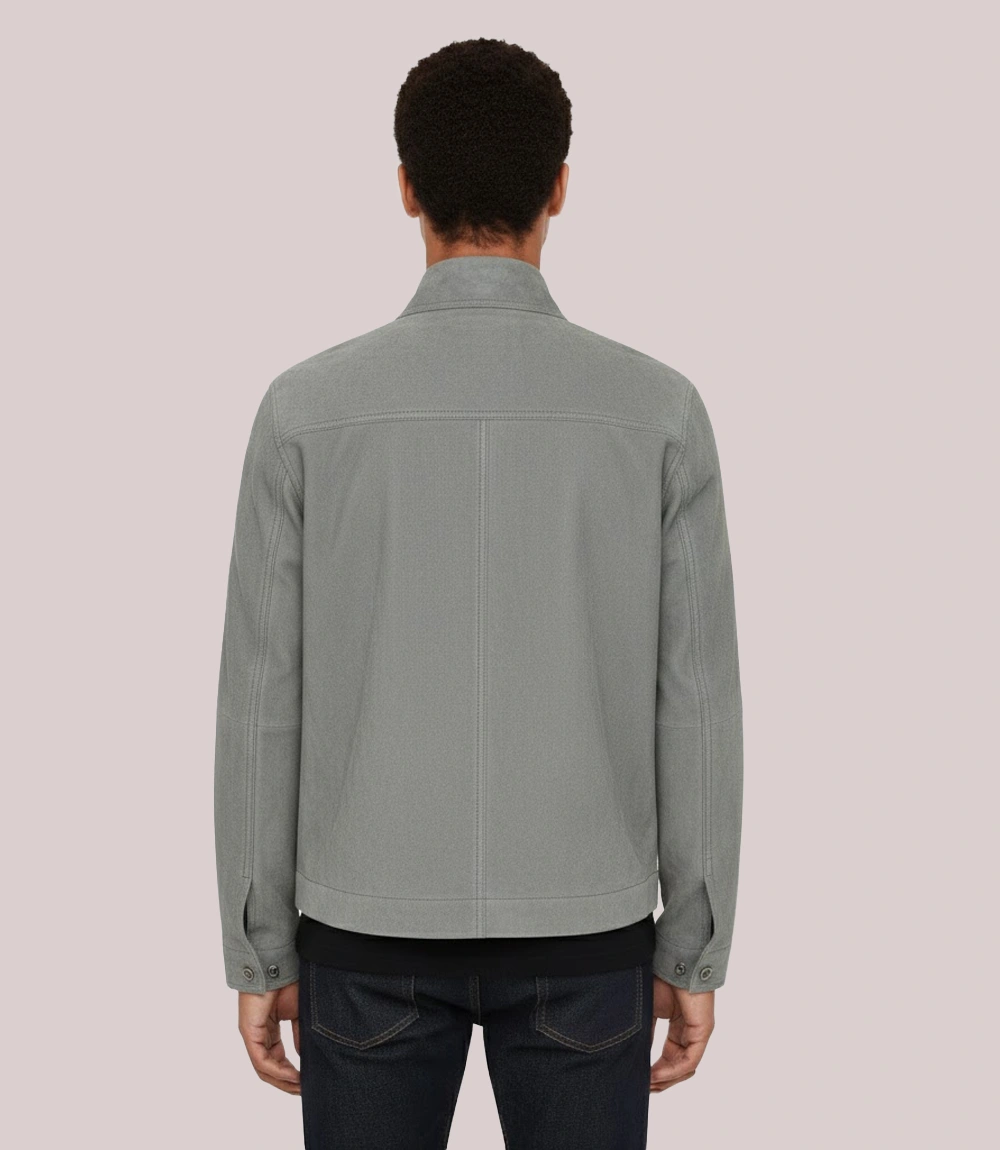 Lambskin Dior Blouson Grey Jacket