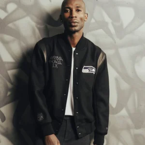 Super Bowl Seattle Seahawks Fanatics x APEXER Black Jacket