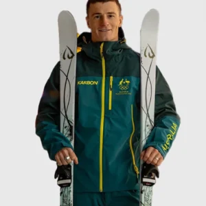 Milano Cortina 2026 Winter Olympics Opening Ceremony Team Australia Full-Zip Green Jacket