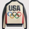 AVIREX Team USA Leather Bomber Jacket