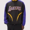 NBA All-Star x kith Los Angeles Lakers Douglas Zip-up Track Jacket Black And Purple