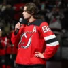 Jack Hughes New Jersey Devils Red Jersey