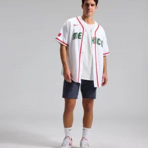 Mexico Baseball Nike 2026 World Baseball Classic Home Stadium Jersey White