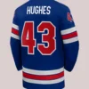 Nike USA Hockey Quinn Hughes Royal Blue Jersey
