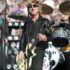 Billie Joe Super Bowl LX Green Day Black Leather Jacket