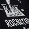 Shop Roc Nation x Paper Planes Super Bowl LX 2026 Black Pullover Hoodie For Unisex