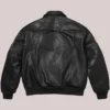 Supreme Spider Man Black Leather Jacket