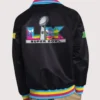 Super Bowl LX Starter Black Captain Full-Zip Varsity Jacket
