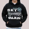 Broken Planet Sky Walking Midnight Black Pullover Hoodie