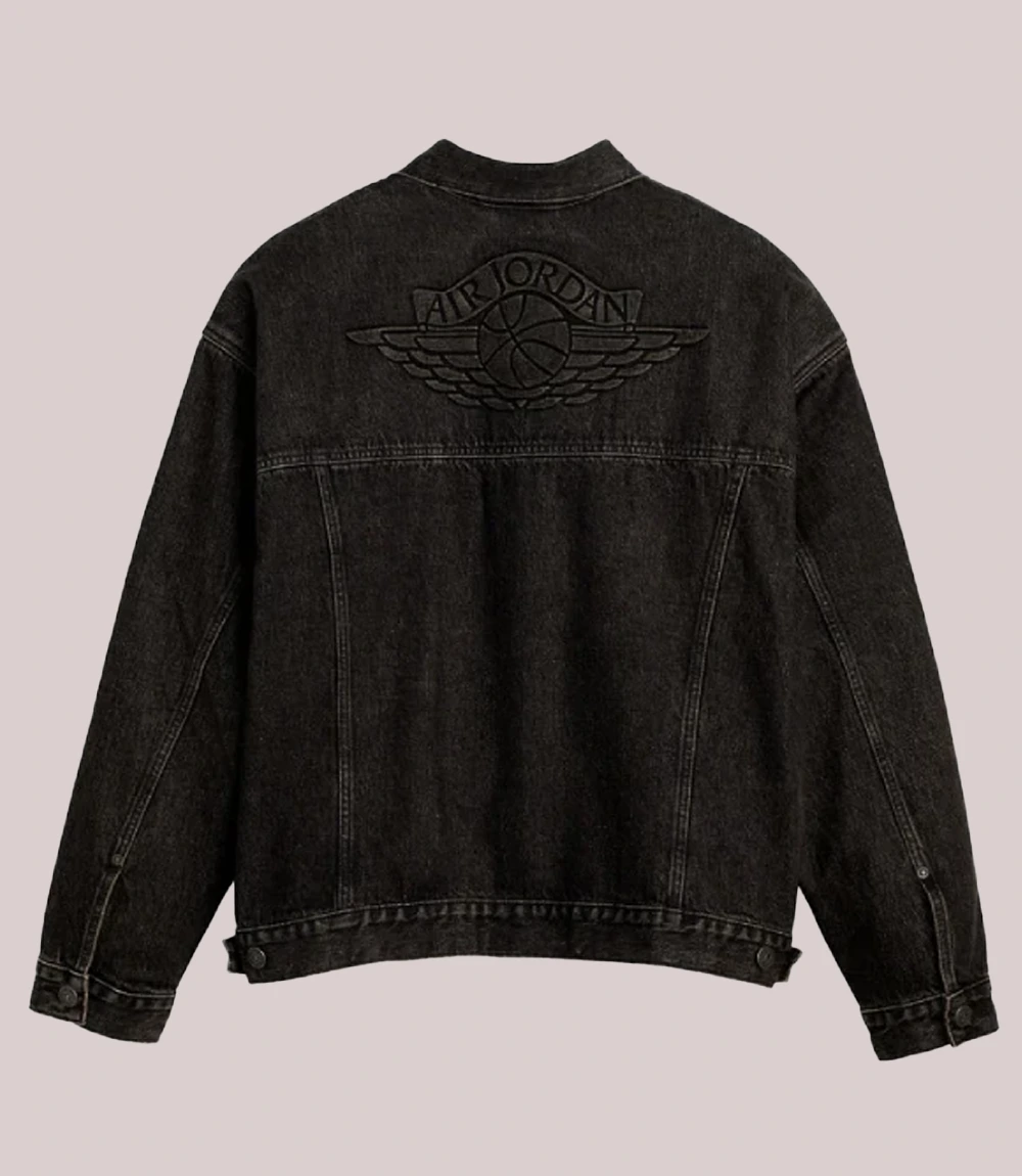 Avaiable Levi’s x Jordan Black Trucker Jacket