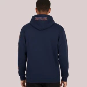 New York Knicks Stadium Essentials Navy Elementized Hoodie