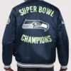 Seattle Seahawks Two-Time Super Bowl Champions Varsity Jacket